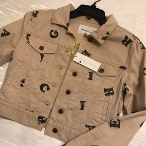 NWT bcbg alphabet jacket xs
